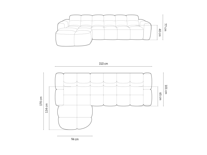 Coltar Lisa cu tapiterie din catifea [7]