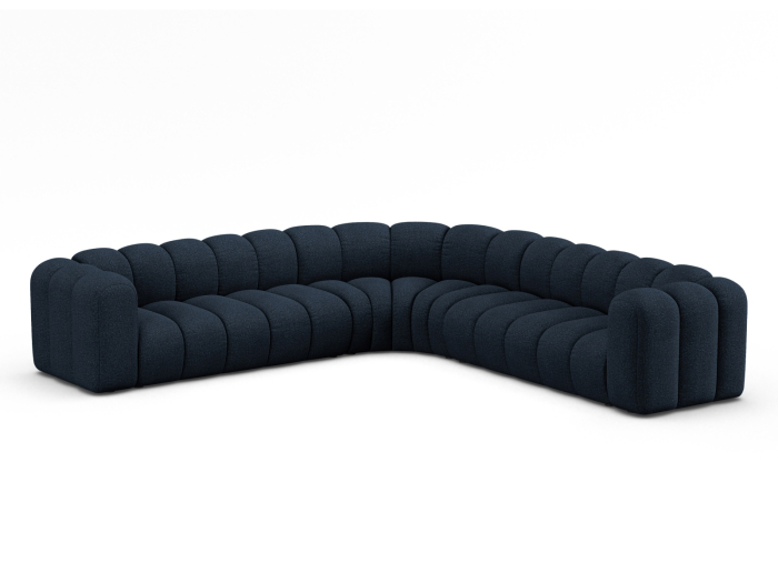 Colțar Lupine cu tapițerie din bouclé [2]