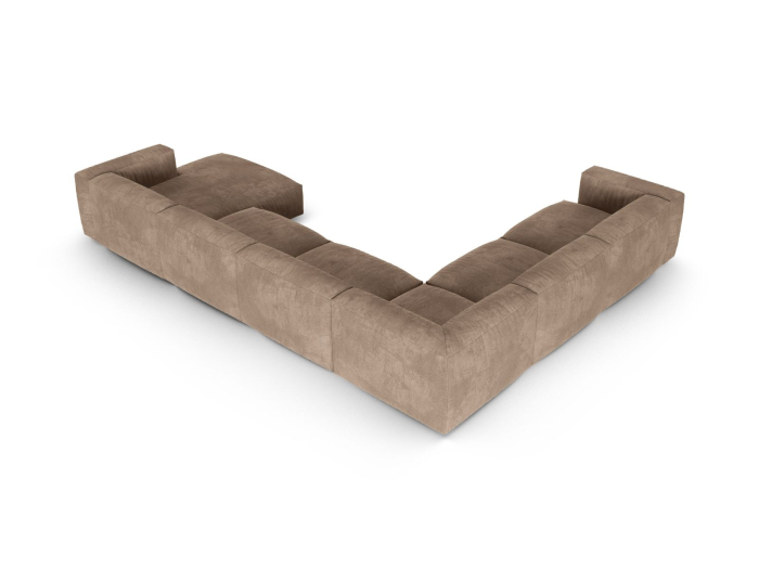 Coltar Martina in forma de U cu tapițerie din catifea [4]