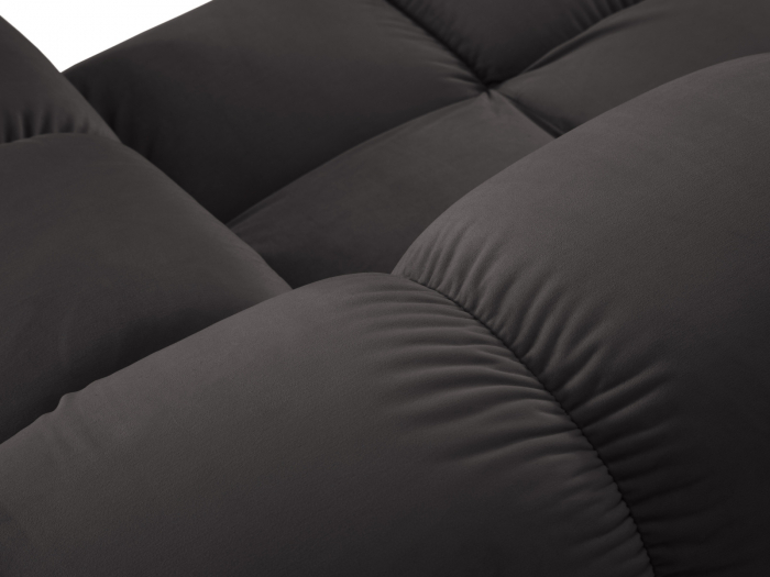 Coltar modular Bellis in forma de U si tapiterie din catifea, otel [5]