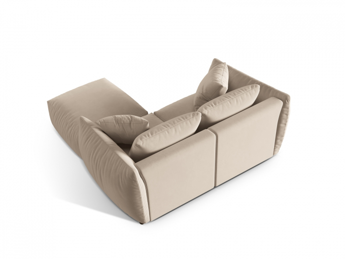Coltar modular Chris cu tapiterie din catifea [4]