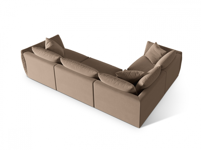 Coltar modular Chris cu tapiterie din catifea [3]