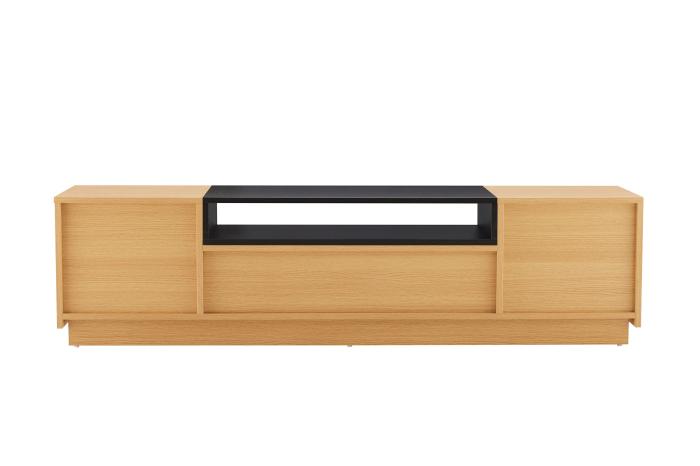 Comodă TV LOFT 160 cm negru natural [14]