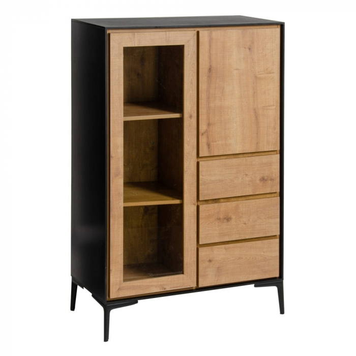 Bibliotecă Alfil din MDF și metal 84,50 X 40 X 129 CM [1]