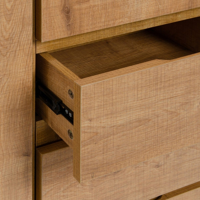 Bibliotecă Alfil din MDF și metal 84,50 X 40 X 129 CM [7]