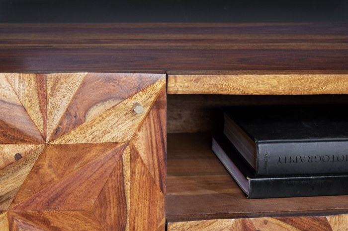 Comoda TV ALPINE din lemn sheesham, 160 cm [4]