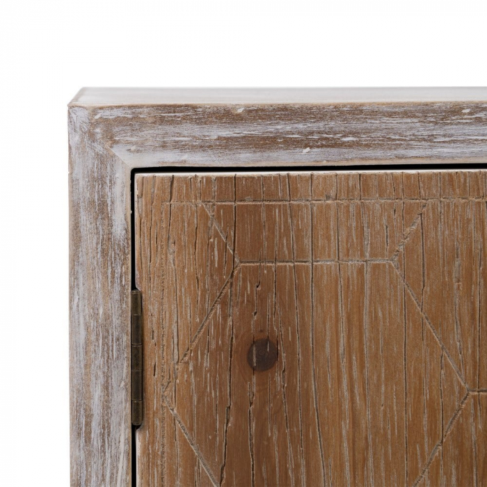 Comodă TV Country din lemn de brad 150 X 35 X 53,50 CM [6]