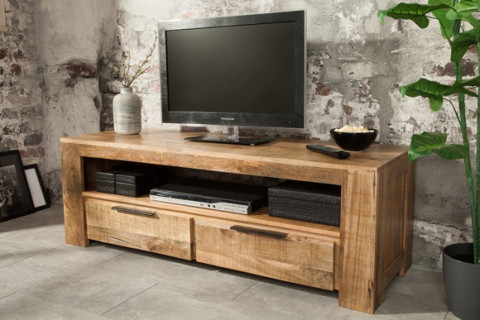 Comodă TV din lemn de mango Iron Craft 130 cm [2]