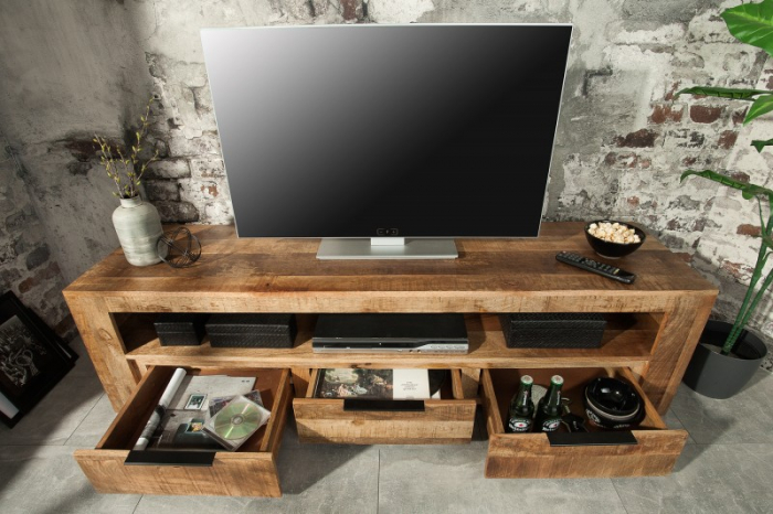 Comodă TV din lemn de mango Iron Craft 170 cm [5]