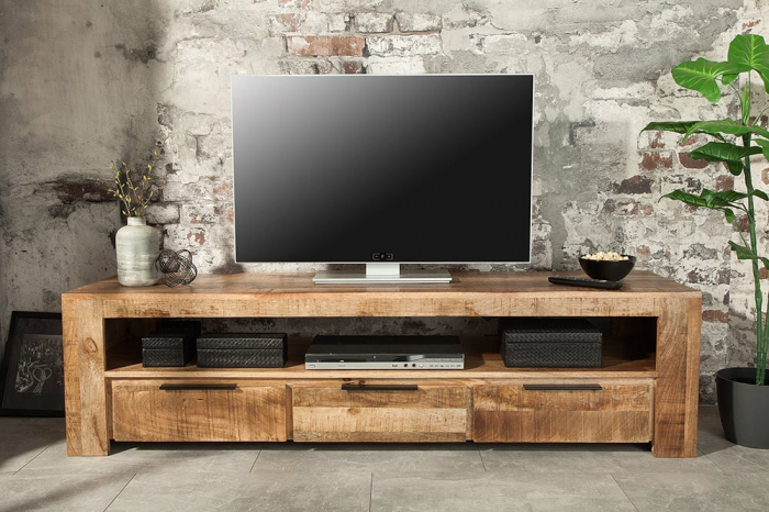 Comodă TV din lemn de mango Iron Craft 170 cm [4]