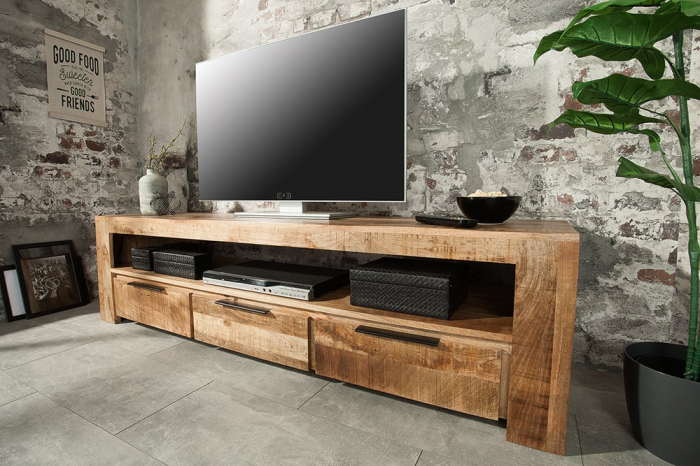 Comodă TV din lemn de mango Iron Craft 170 cm [3]
