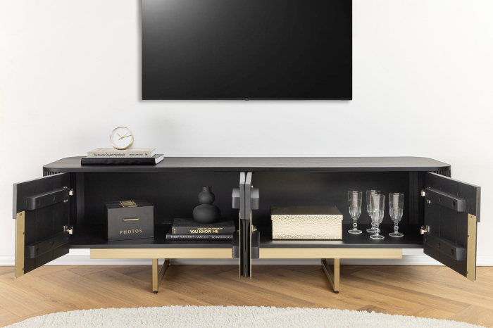 Comoda TV GATSBY din lemn de mango, 160 cm [5]