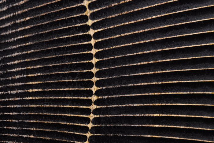 Comoda TV GOLDEN SUNSET din lemn de mango negru, 180 cm [9]