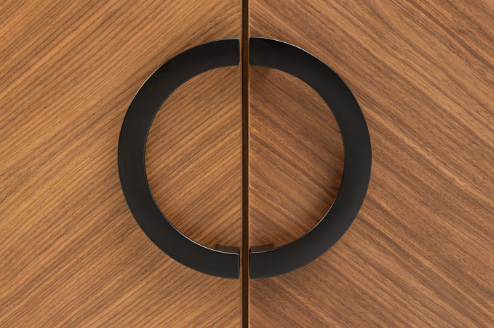 Comoda TV GRANDEZZA din lemn de nuc si metal, 180 cm [8]