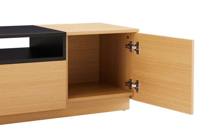 Comodă TV LOFT 160 cm negru natural [12]
