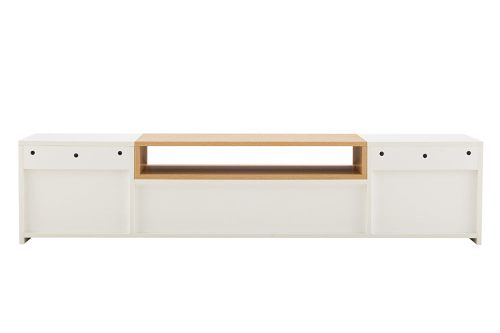 Comoda TV LOFT 160 cm suspendat, alb natural [16]