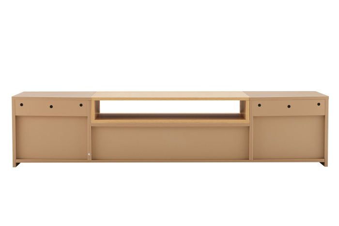 Comoda TV LOFT 160 cm suspendat, culoare gri-bej natural [16]