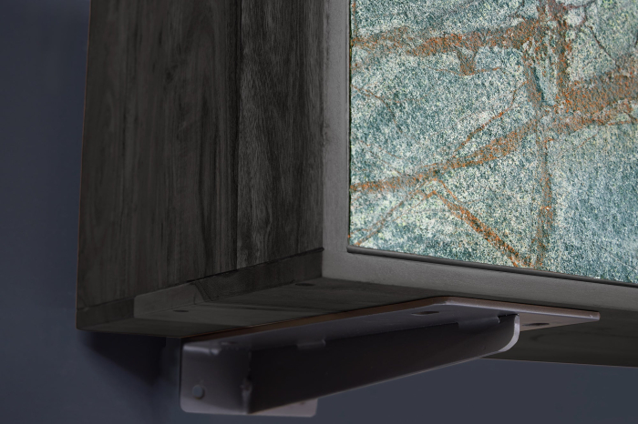 Comoda TV MOUNTAIN SOUL suspendata din lemn de salcam, 160 cm [7]