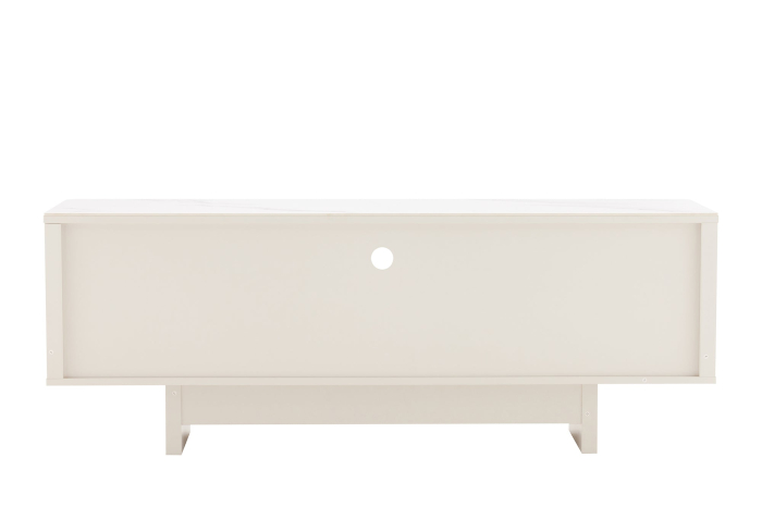 Comoda TV SAVOY 150 cm 3D cu blat din ceramică imitație de marmură albă [15]