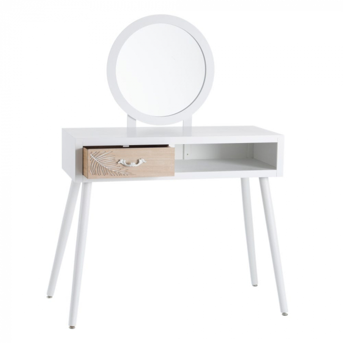 Consolă cu oglindă Miss  din lemn de pin 90 X 40 X 79,50 CM [3]