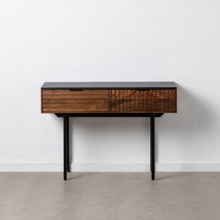 Consolă intrare Abner din lemn de mango maro/negru 110 X 40 X 78 CM [2]