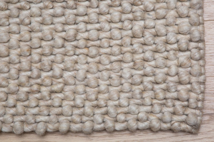 Covor din lana lucrat manual WOOL 240x160 cm, bej [4]