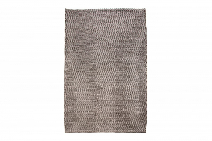 Covor din lana lucrat manual WOOL 240x160 cm, maro/antracit  [5]