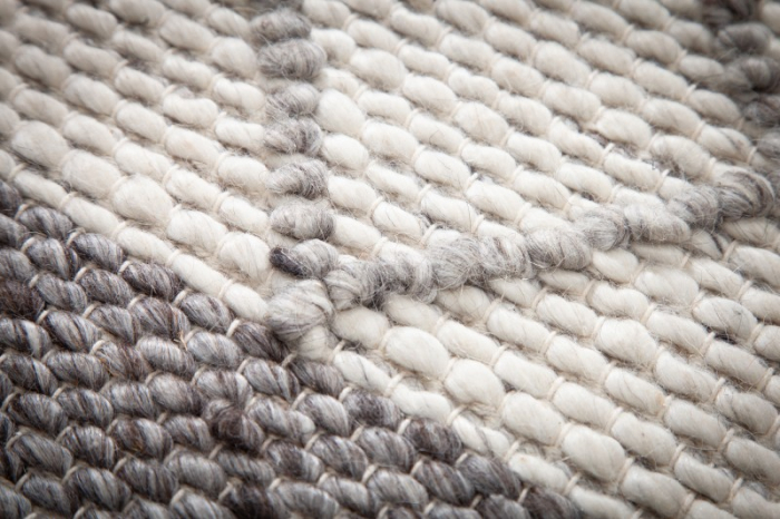 Covor din lână țesut manual YARN 240x160 cm, gri/bej [5]