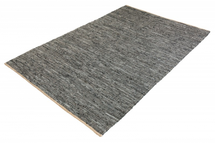 Covor din piele naturala PURE 230x160 cm, albastru  [4]