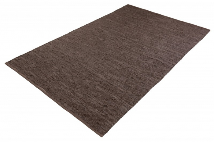 Covor din piele naturala PURE 230x160 cm, maro inchis [4]