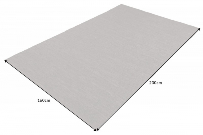 Covor din piele naturala PURE 230x160 cm, maro inchis [5]