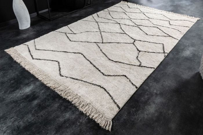 Covor EUPHORIA 230x160 cm din bumbac, bej [2]