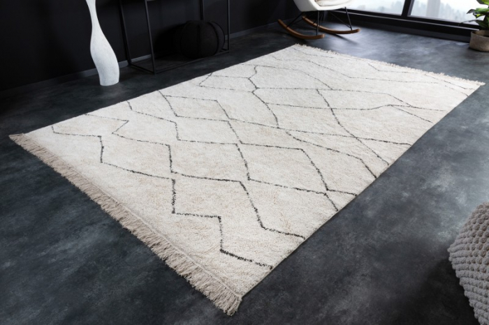 Covor EUPHORIA 290x160 cm din bumbac, bej [2]