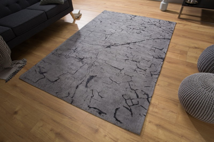 Covor  FIRE & EARTH 240x160 cm din bumbac, gri [2]