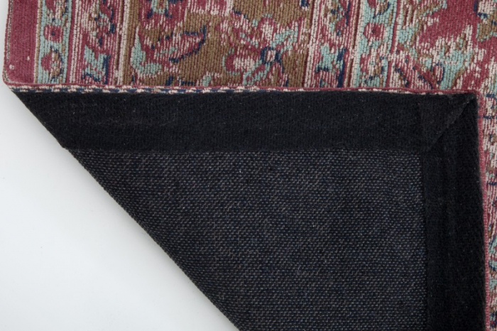 Covor oriental din bumbac OLD MARRAKESCH 240x160 cm, rosu cu model floral  [3]