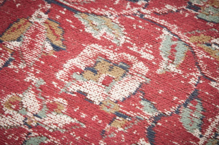 Covor oriental din bumbac OLD MARRAKESH XXL 350x240 cm, rosu  [6]