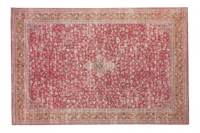 Covor oriental din bumbac OLD MARRAKESH XXL 350x240 cm, rosu  [1]