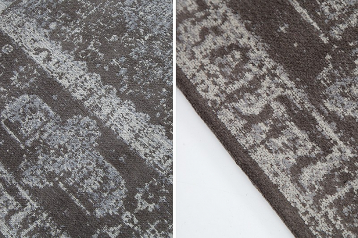 Covor oriental din bumbac PURE UNIQUE 240x160 cm model geometric, gri  [5]