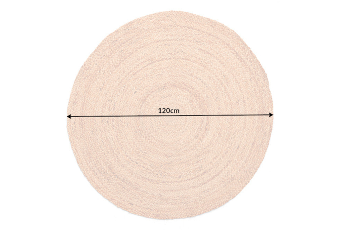 Covor PURE NATURE Ø120cm iută naturală [3]
