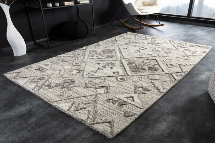 Covor țesut manual AZTECA din lana, 230x160 cm [2]
