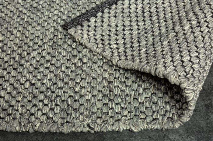 Covor tesut manual PURE 230x160 cm, gri deschis [3]