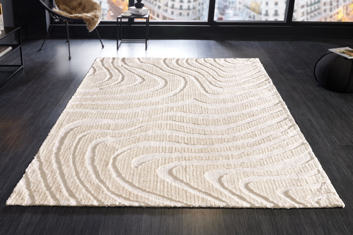 Covor WAVE 170x240cm bej cremos [4]