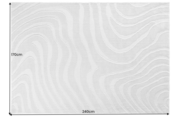 Covor WAVE 170x240cm gri [9]