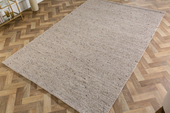 Covor WOOL 160x240cm gri argintiu [7]