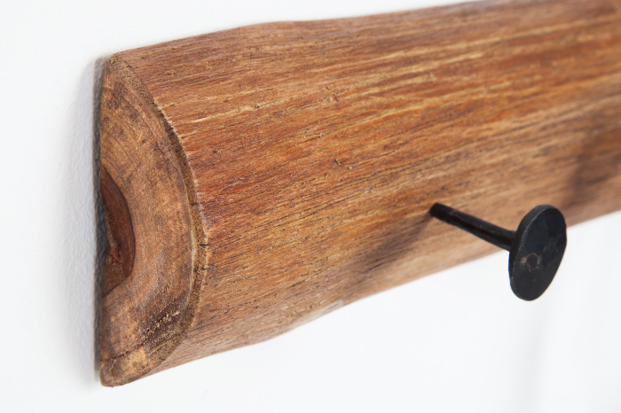 Cuier de perete HEMINGWAY 50 cm din lemn reciclat [7]