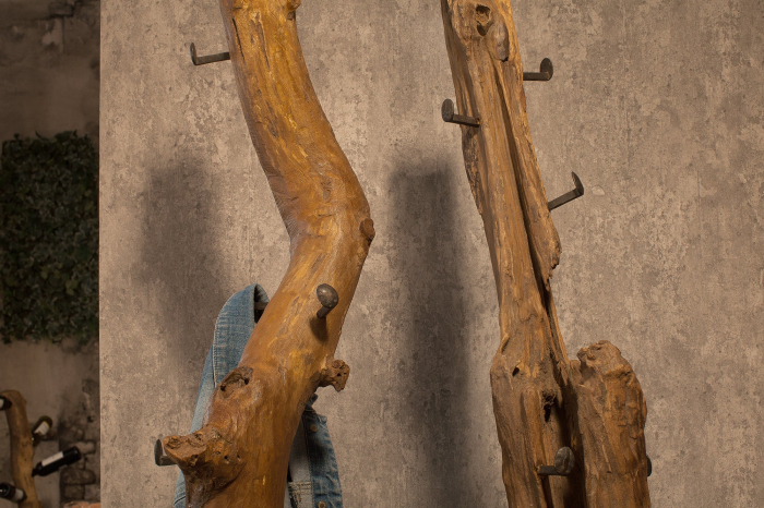 Cuier de podea HEMINGWAY 200 cm din lemn de tec [6]