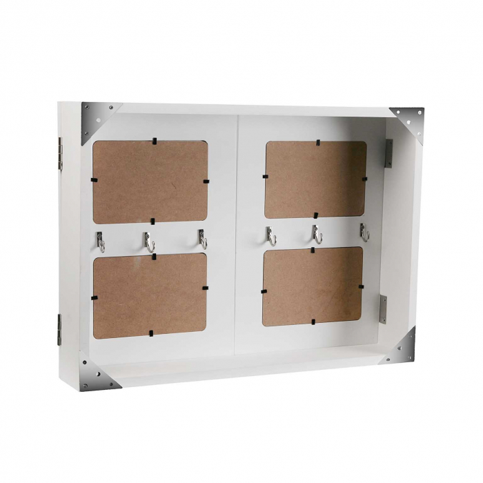 Masca din lemn cu 4 poze și suport pentru chei 33X8.5X46 [4]