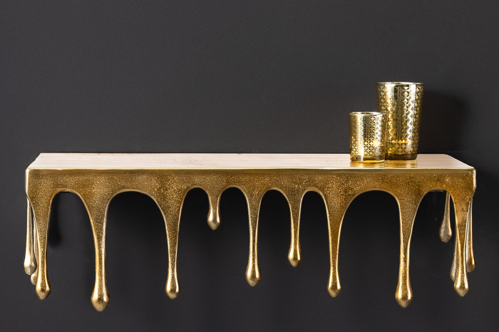 Decor perete LIQUID LINE auriu, 60 cm [3]