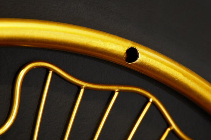 Decorațiune de perete GINKGO 40 cm, set de 3 bucăți, auriu [7]