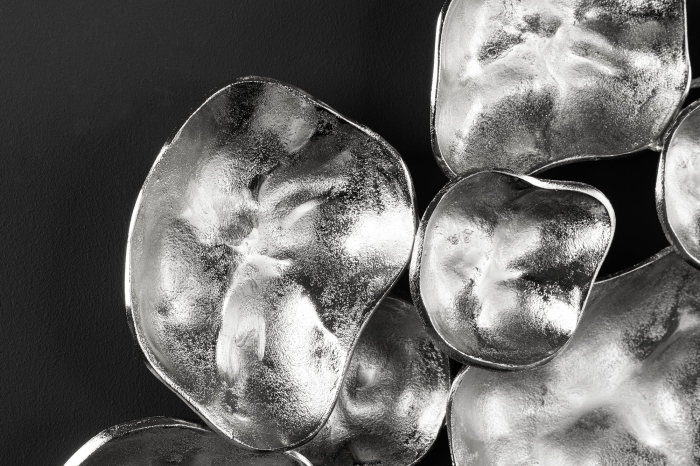 Decorațiune de perete VARIATION 100 cm argintiu, realizată manual [8]